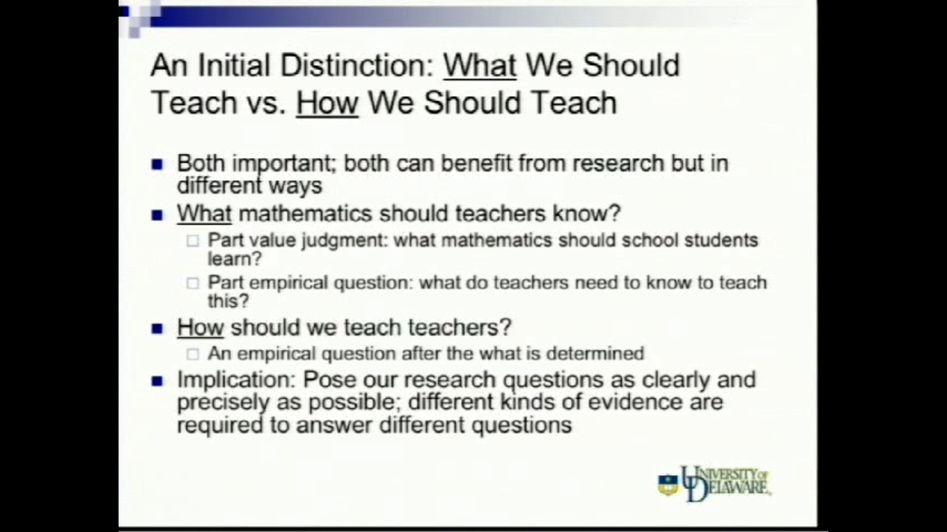 Studying the effectiveness of our efforts to teach teachers mathematics Thumbnail