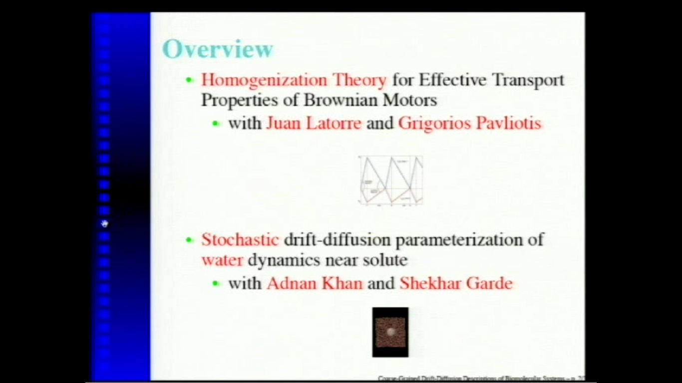 Coarse-Grained Descriptions of Biomolecular Systems Thumbnail