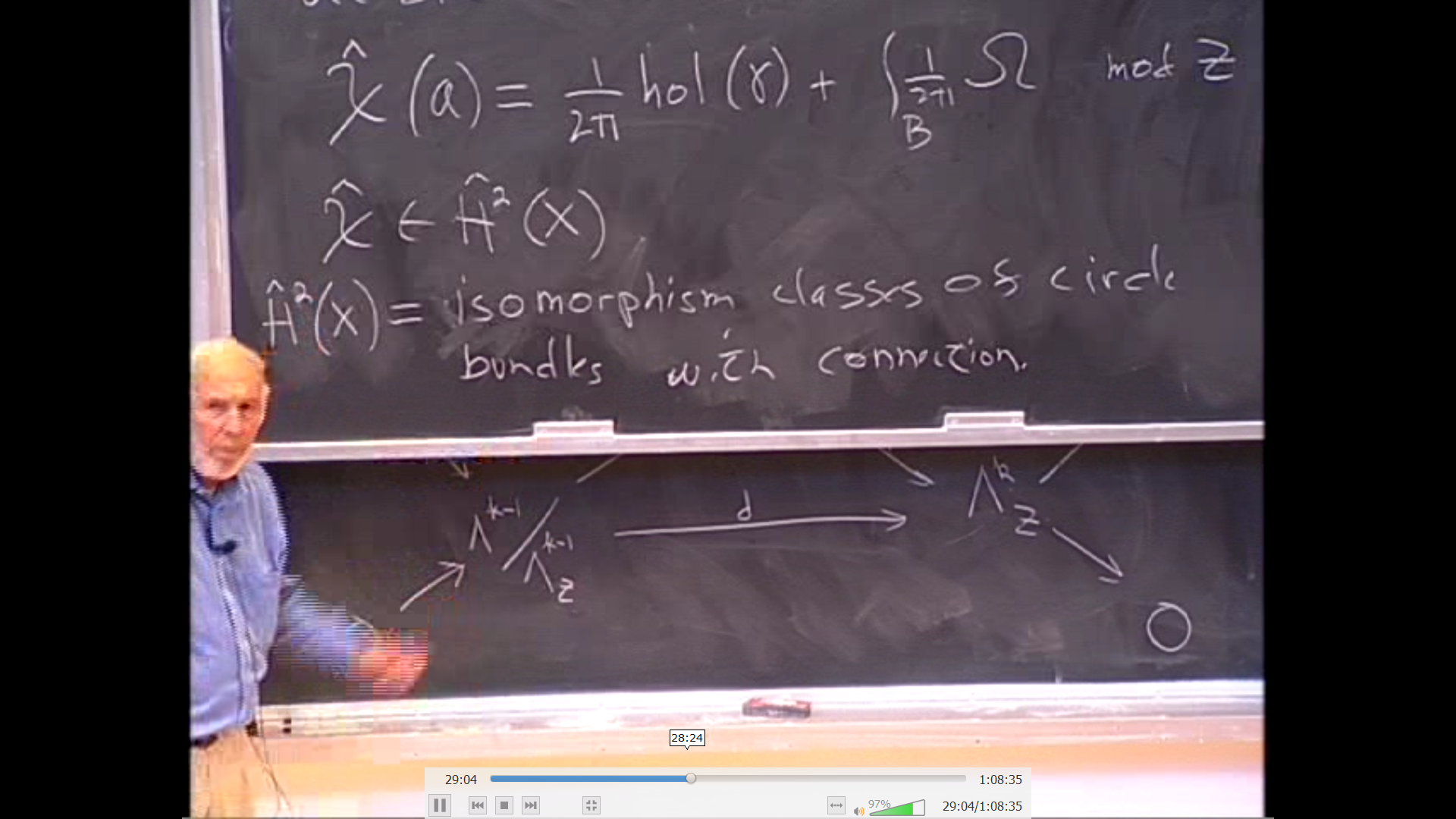 Jim Simons (with Dennis Sullivan) Title: Enriching Cohomology With A Ring Of Differential Characters Thumbnail