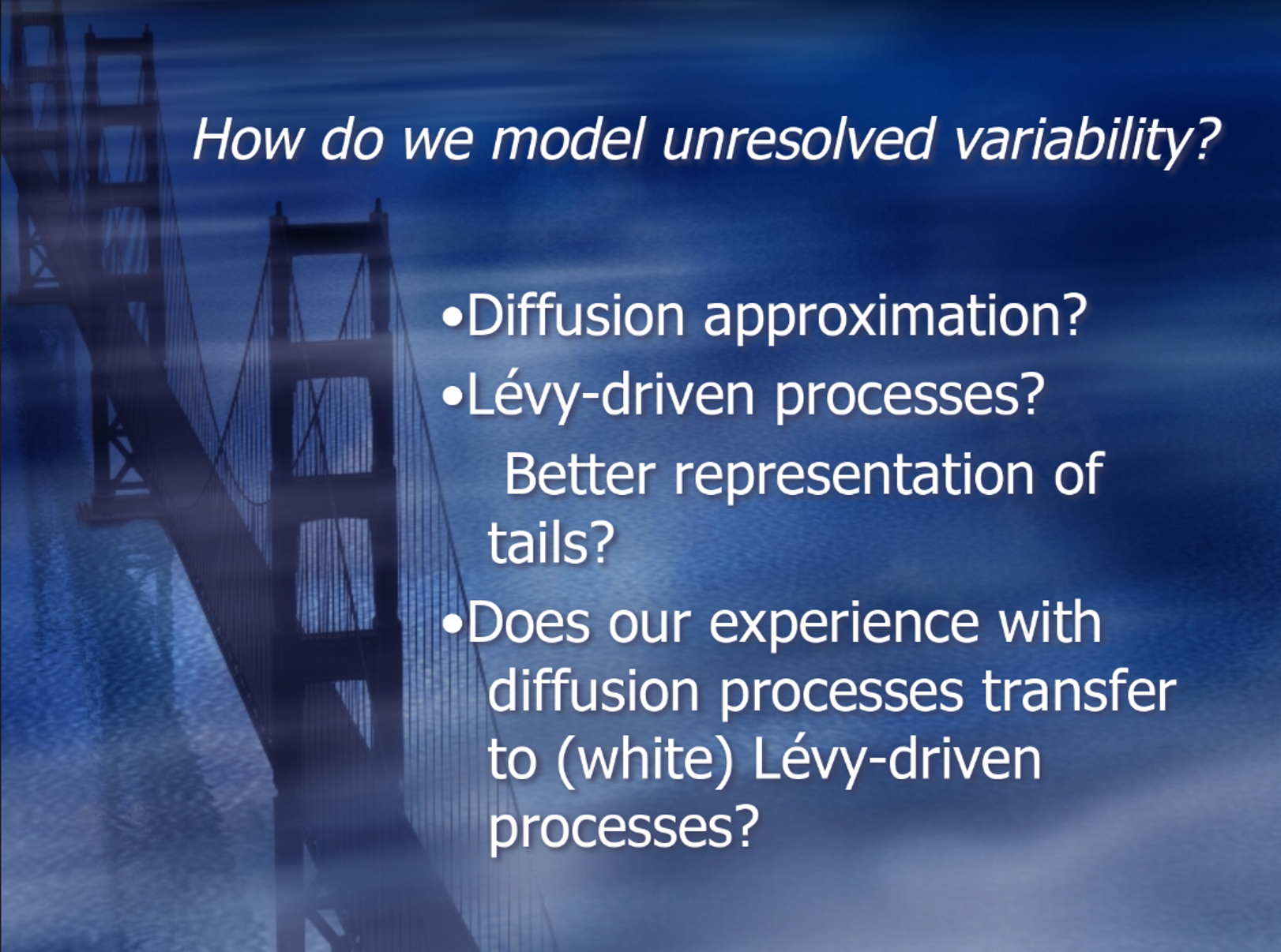 When We Can't Keep Track of Everything: On Diffusion Processes and Levy Flights in Climate Modeling Thumbnail