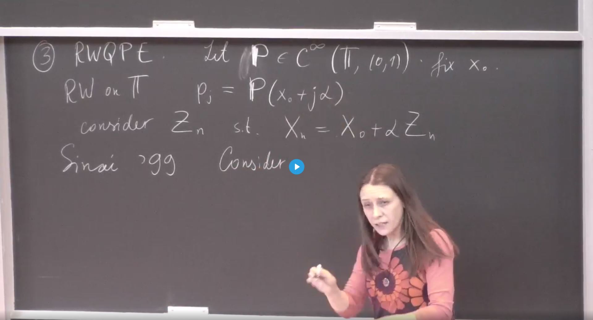 Hamiltonian Systems, From Topology To Applications Through Analysis II - Erratic behaviour for one-dimensional random walks in a generic quasi-periodic environment Thumbnail