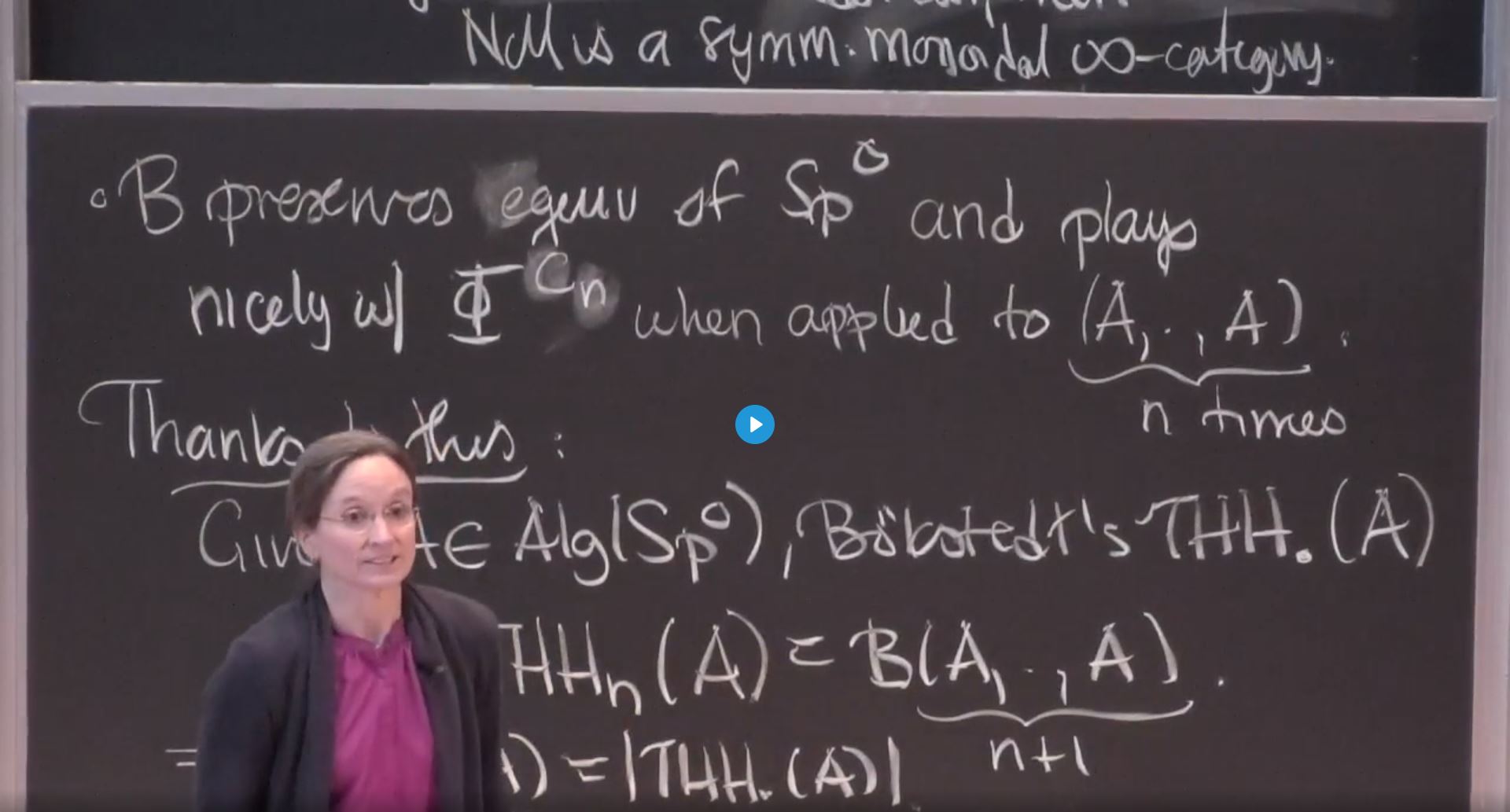 Introductory Workshop: Derived Algebraic Geometry And Birational Geometry And Moduli Spaces - Topological Hochschild homology and topological cyclic homology: from classical to modern - III Thumbnail