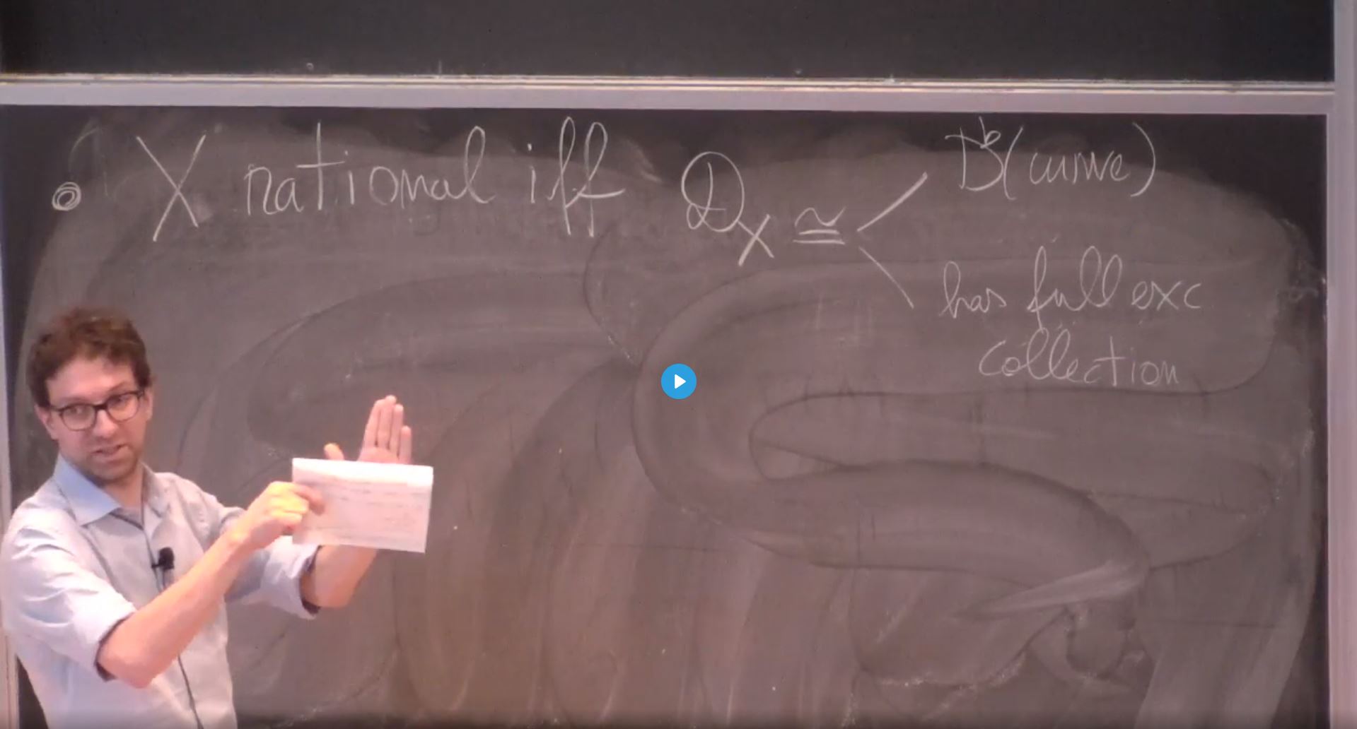 Introductory Workshop: Derived Algebraic Geometry And Birational Geometry And Moduli Spaces - Derived categories of cubic fourfolds and non-commutative K3 surfaces Thumbnail