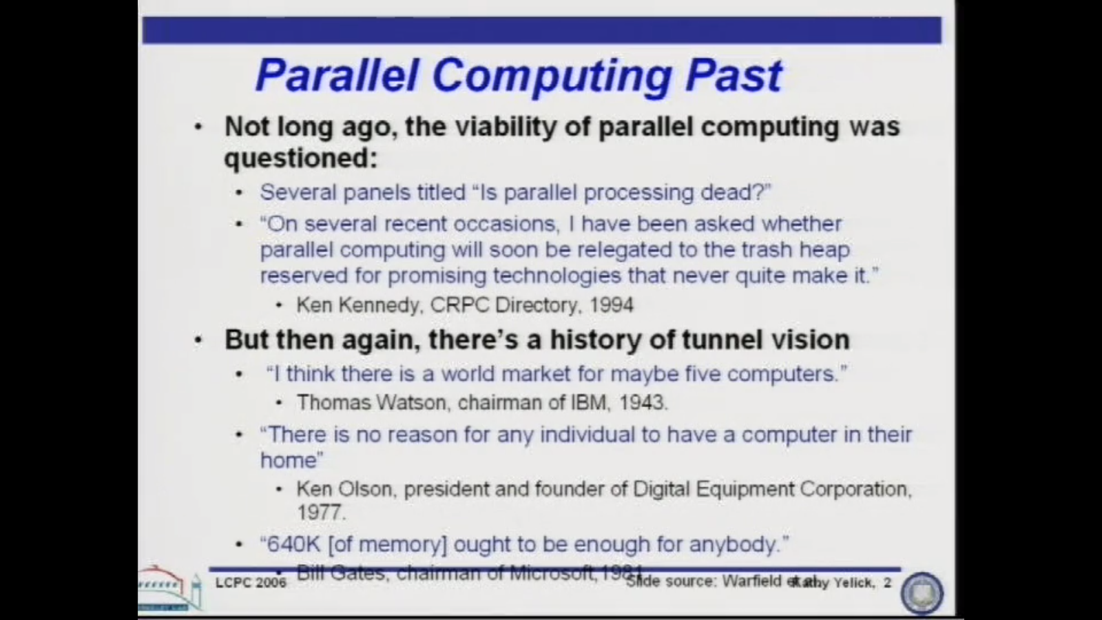 Programming Models for Parallel Computing Thumbnail