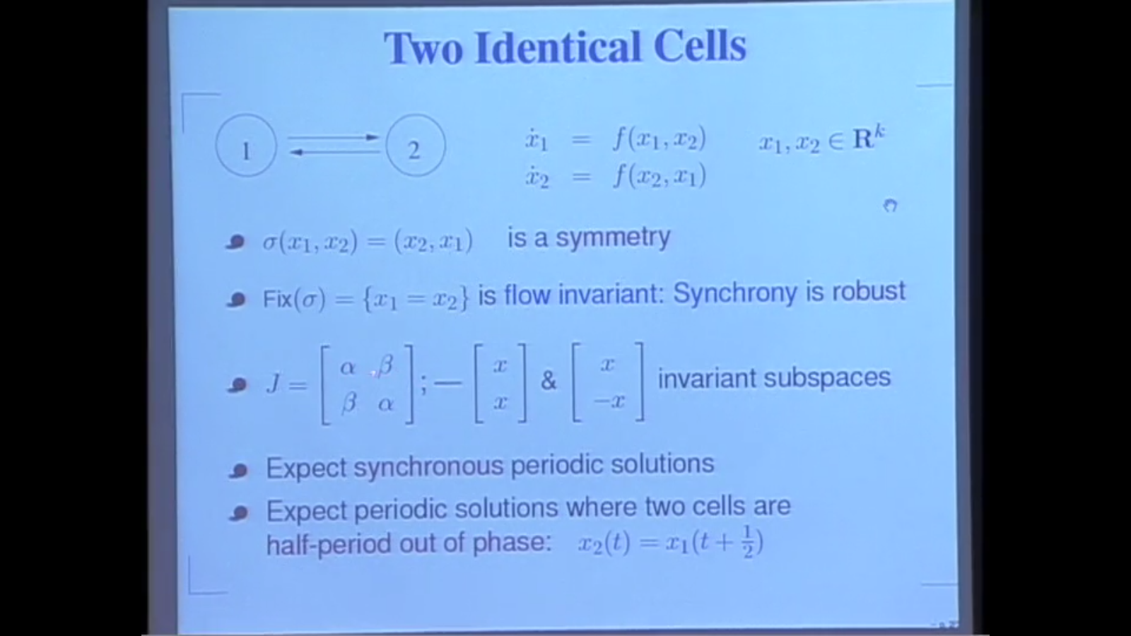 Bifurcations in Coupled Systems Thumbnail