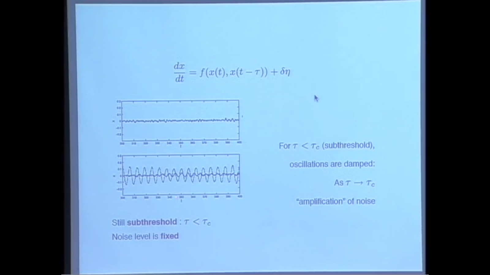 Multi-Scle Dynamics and Noise Sensitivity Thumbnail