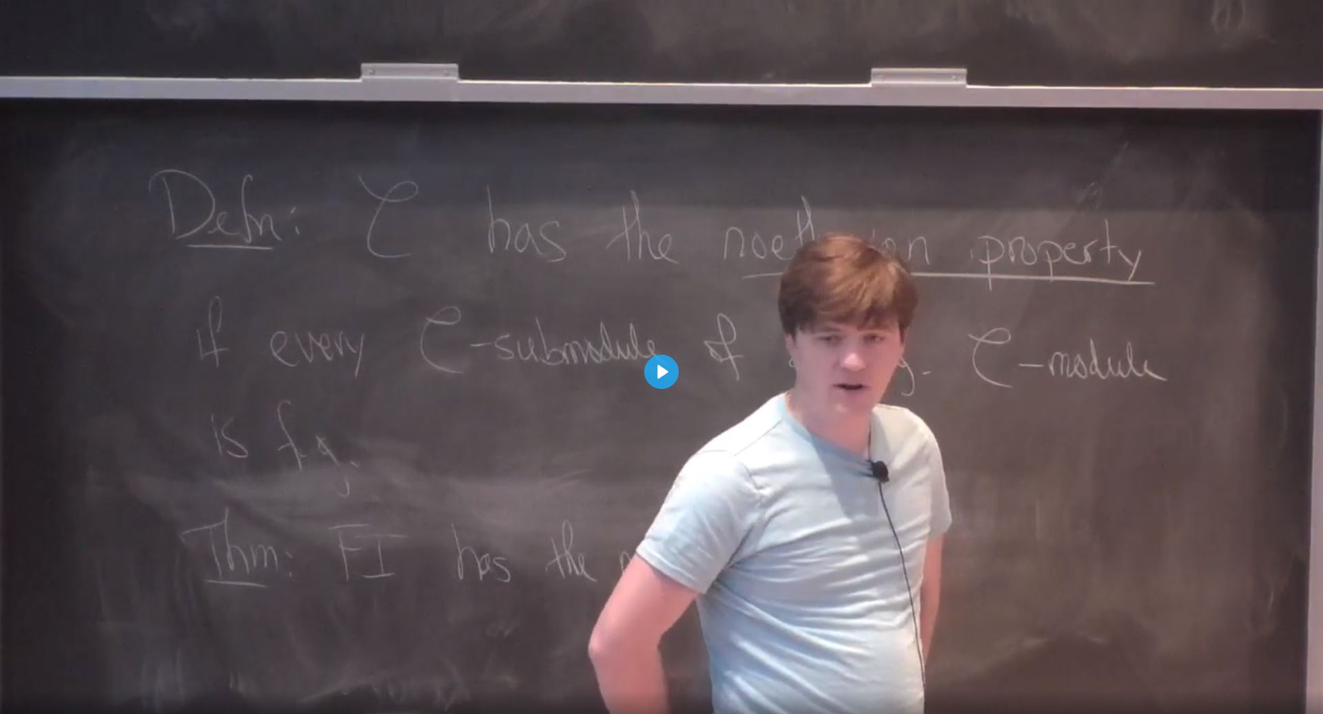 Summer School-Representation Stability: The noetherian property Thumbnail