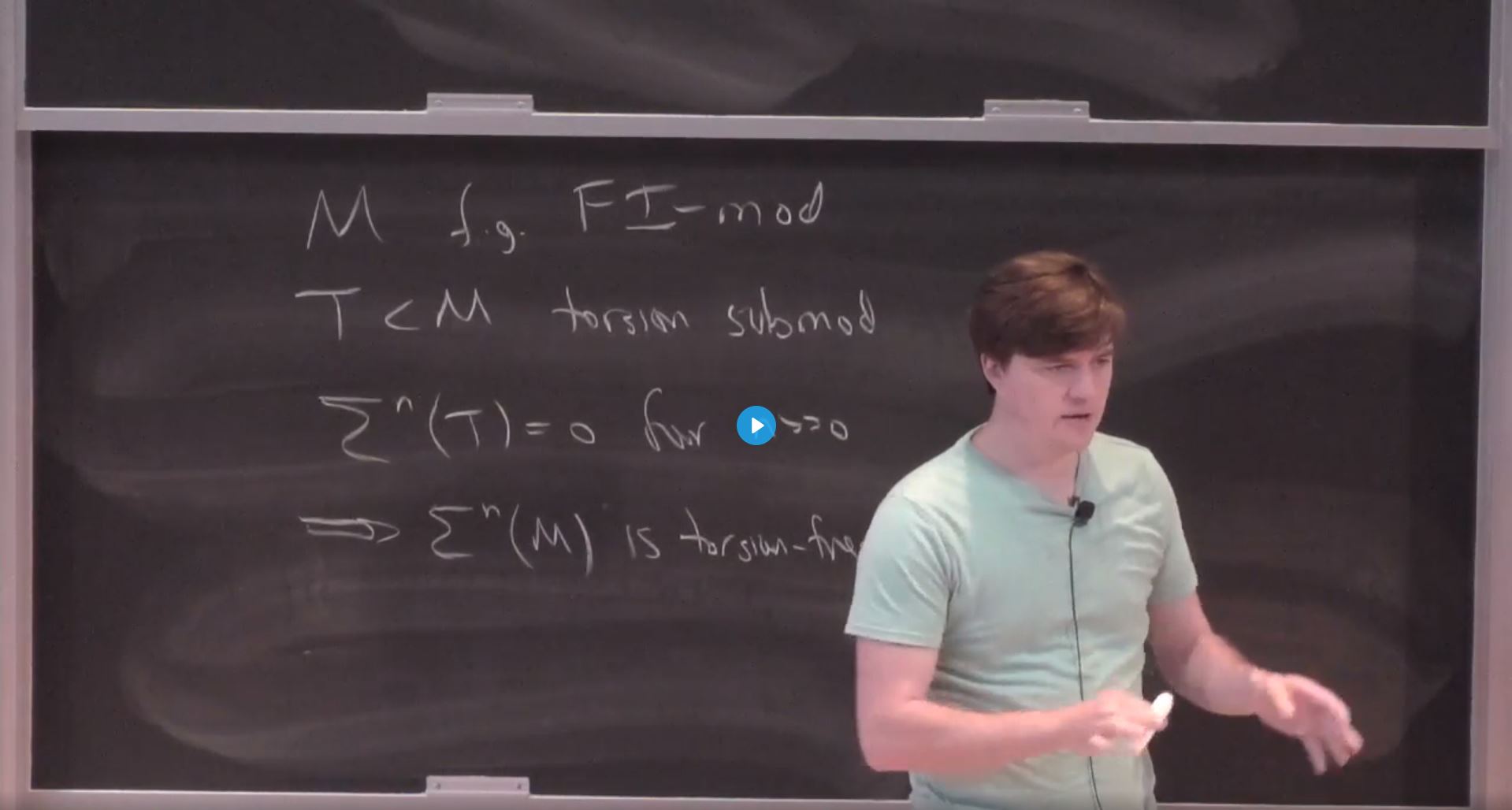 Summer School-Representation Stability: Nagpal's shift theorem Thumbnail