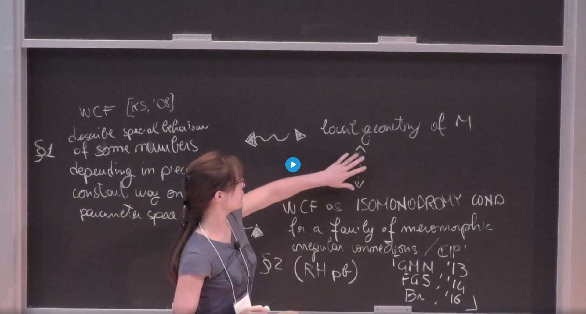 Connections For Women: Holomorphic Differentials In Mathematics And Physics - Kontsevich-Soibelman wall-crossing formula and a Riemann-Hilbert problem Thumbnail