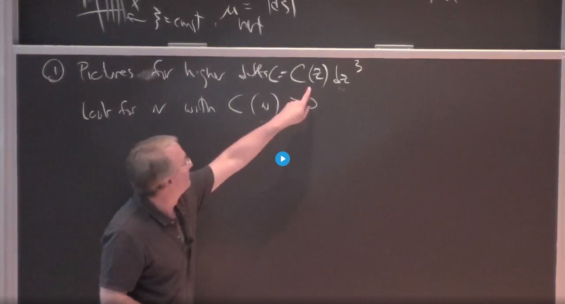 Introductory Workshop: Holomorphic Differentials In Mathematics And Physics - Introduction to holomorphic differentials, III Thumbnail