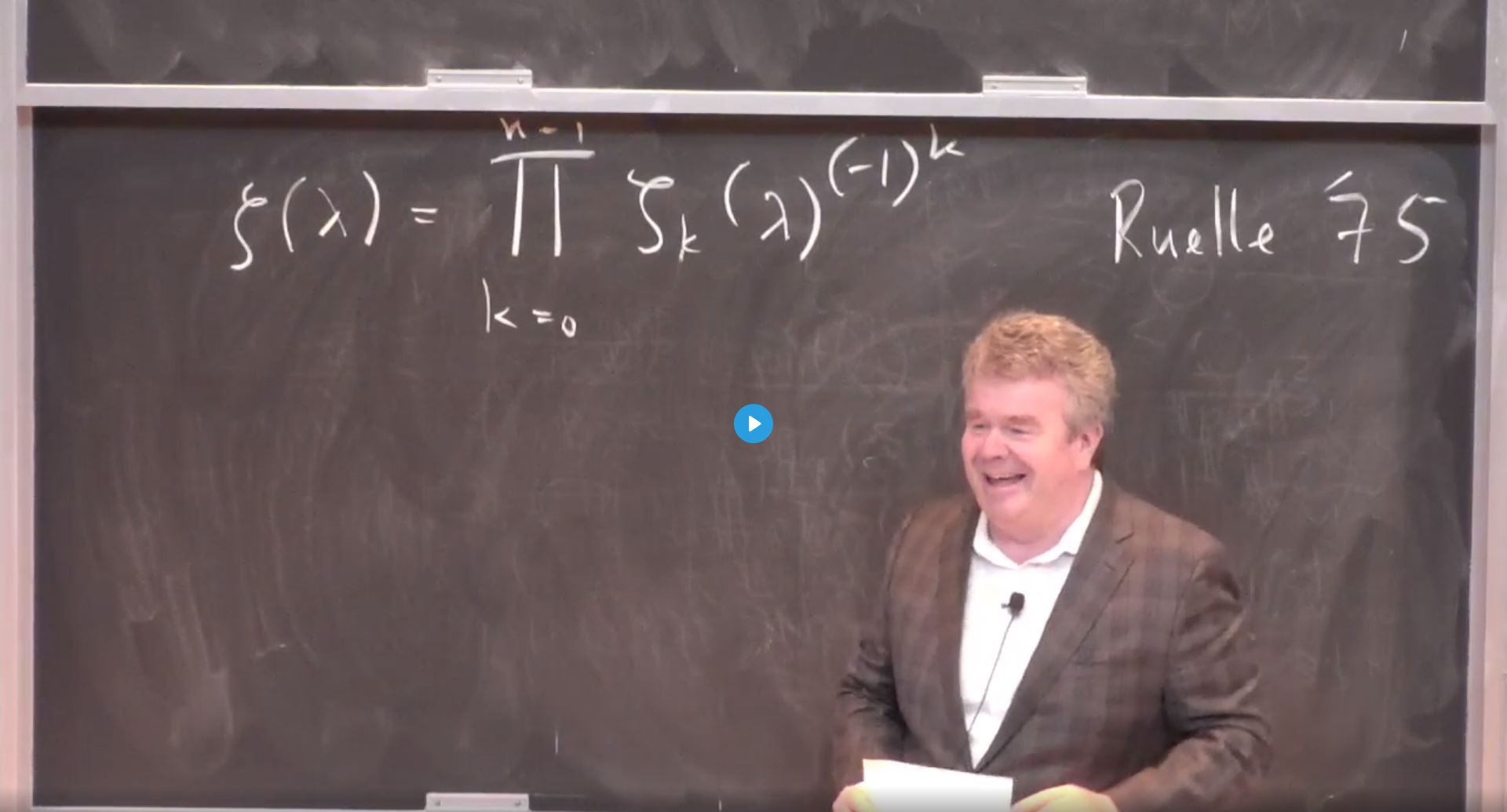 Introductory Workshop: Microlocal Analysis - Scattering theory lecture 3 Thumbnail