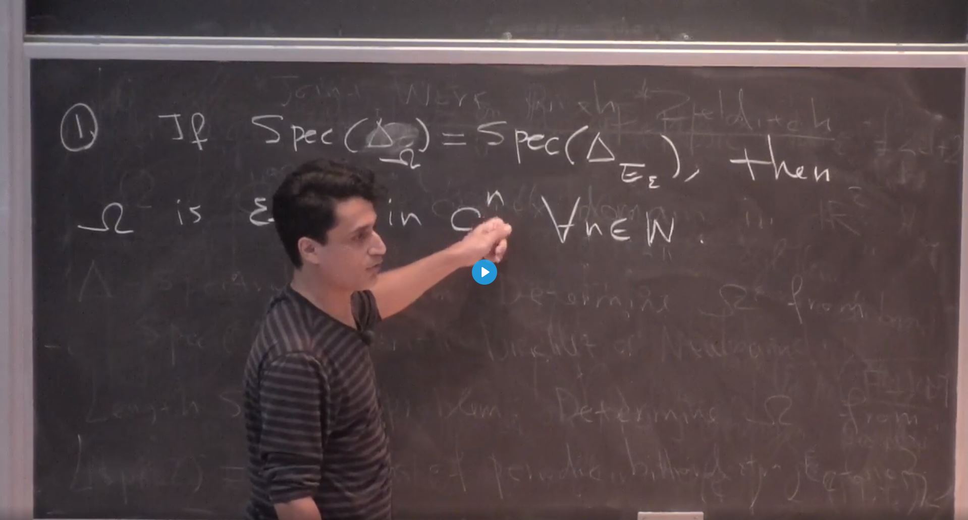 Recent Developments In Microlocal Analysis - The inverse spectral problem for strictly convex domains Thumbnail