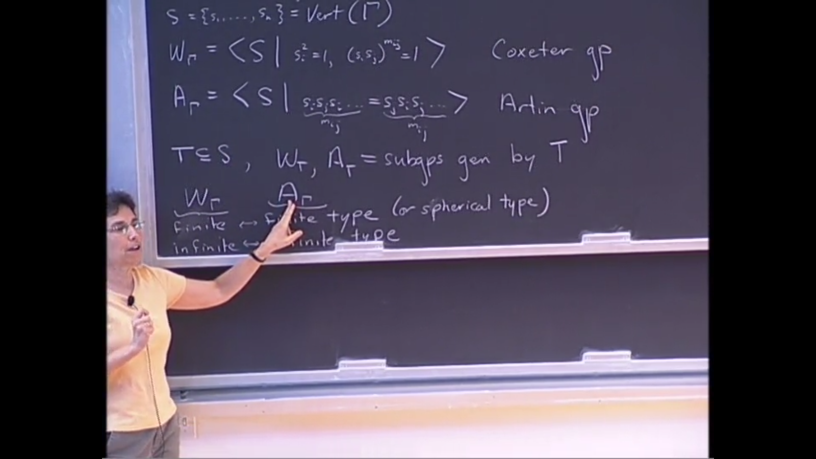 Coxeter and Artin groups (lecture 2) Thumbnail